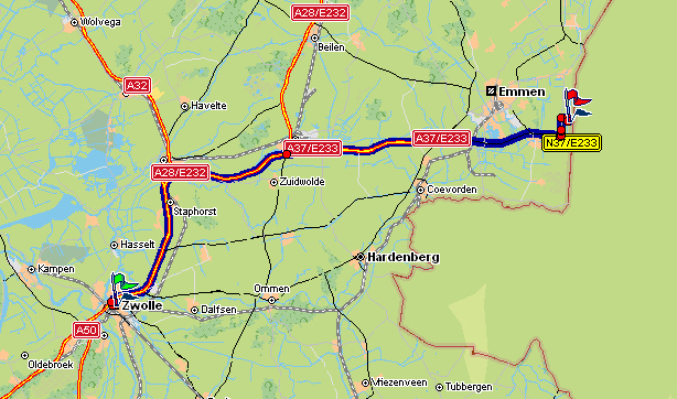 route naar bc-stables